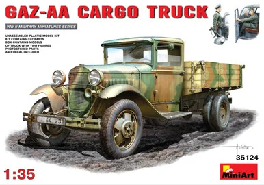 1/35 Miniart GAZ-AA Cargo Truck Plastic Model Kit