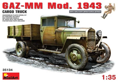 1/35 Miniart GAZ-MM Model 1943 Cargo Truck w/Figure