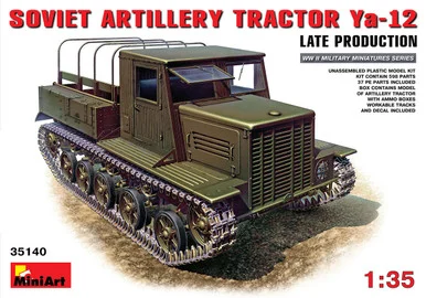 1/35 Miniart Ya-12 Late Prod. Soviet Artillery Tractor