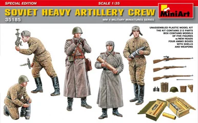 1/35 Miniart Soviet Heavy Artillery Crew Figure Set Special Edition