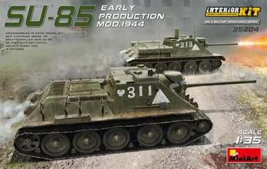 1/35 Miniart SU-85 Mod. 1944 (Early Production)w/ Interior Kit