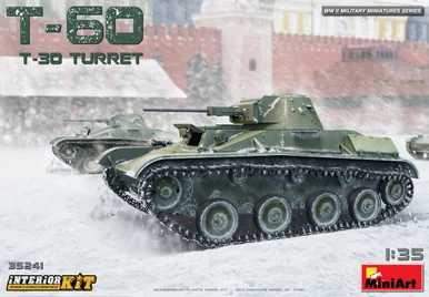 1/35 Miniart T-60 (T-30 Turret) w/Interior Plastic Model Kit