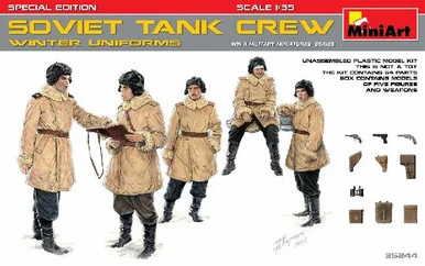 1/35 Miniart Soviet Tank Crew(Winter Uniforms)Special Edition