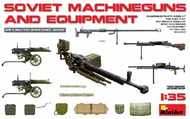 1/35 Miniart WWII Soviet Machine Guns & Equipment