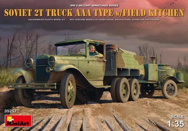 1/35 Miniart Soviet 2T Truck AAA Type w/Field Kitchen