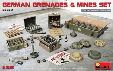 1/35 Miniart German Grenades & Mines Set