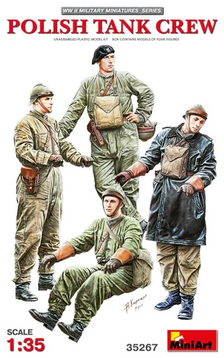 1/35 Miniart Polish Tank Crew Figure Set