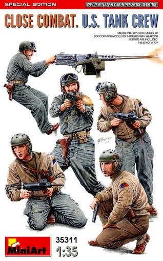 1/35 Miniart Close Combat US Tank Crew (5) (Special Edition)