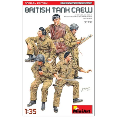 1/35 Miniart British Tank Crew (x5 Figures)