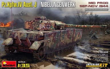 1/35 Miniart Pz.Kpfw.IV Ausf. J Nibelungenwerk. Mid Prod. (Sep-Nov 1944) Interior Kit