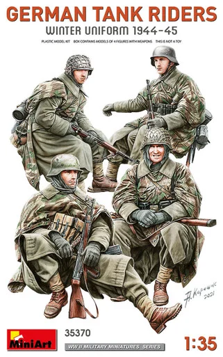 1/35 Miniart German Tank Riders (Winter Uniform 1944-45)