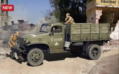 1/35 Miniart G7107 4x4 1.5-Ton Cargo Truck w/Wooden Stake Body