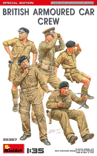 1/35 Miniart BRITISH ARMOURED CAR CREW. SPECIAL EDITION