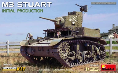 1/35 Miniart M3 Stuart (Initial Production) w/ Interior Kit