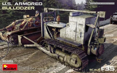 1/35 Miniart US Armored Bulldozer Model Kit