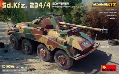 1/35 Miniart Sd.Kfz. 234/4 SCHWERER PANZERSPAHWAGEN 7.5 cm INTERIOR KIT