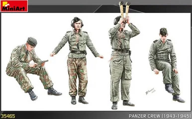 1/35 Miniart Panzer Crew Figure Set