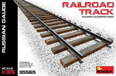1/35 Miniart Railroad Track Russian Gauge
