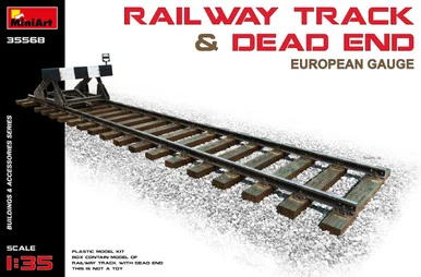 1/35 Miniart Railway Track & Dead End (European Gauge)
