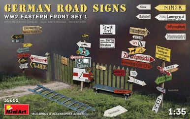 1/35 Miniart German Road Signs WWII (Eastern Front Set 1)