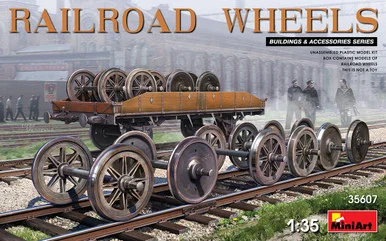 1/35 Miniart Railroad Wheels
