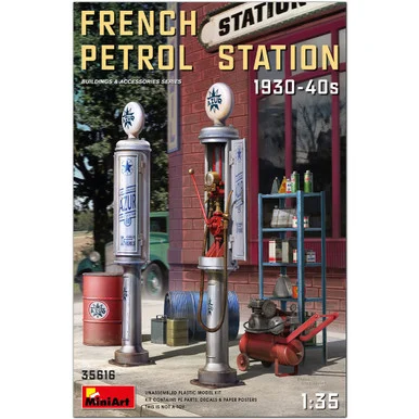 1/35 Miniart French Petrol Station 1930-40S