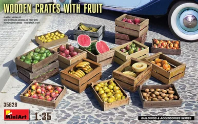 1/35 Miniart Wooden Crates with Fruit