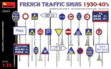 1/35 Miniart French Traffic Signs 1930-40s