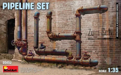 1/35 Miniart PIPELINE SET Plastic Model Kit