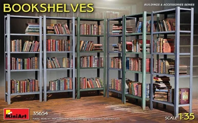 1/35 Miniart Bookshelves