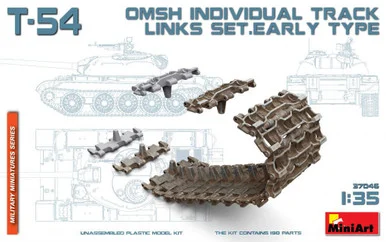 1/35 Miniart T-54 OMSH Individual Track Links Set Early Type