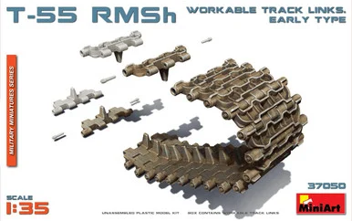 1/35 Miniart T-55 RMSh Workable Track Links. Early Type