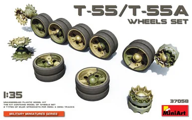 1/35 Miniart T-55/T-55A Wheels Set