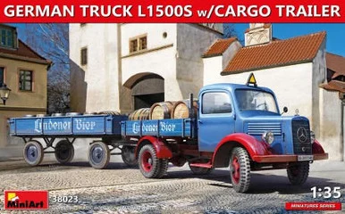 1/35 Miniart German L1500S Truck w/Cargo Trailer