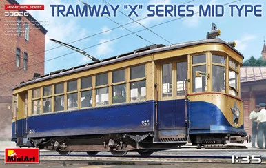 1/35 Miniart Tramway Tram X-Series Mid-Type