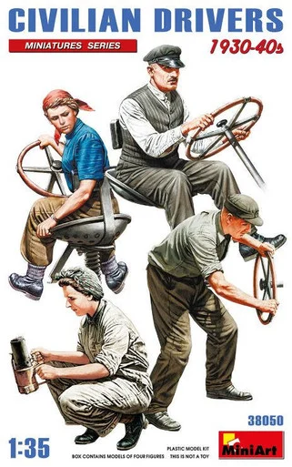 1/35 Miniart Civilian Drivers 1930-40s