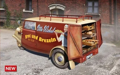 1/35 Miniart Tempo A400 Lieferwagen Bakery Van
