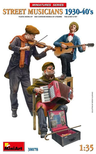 1/35 Miniart Street Musicians