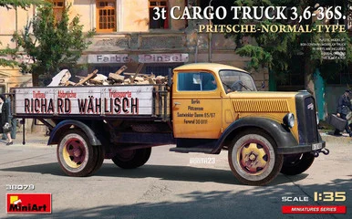 1/35 Miniart 3t CARGO TRUCK 3,6-36S. PRITSCHE-NORMAL-TYPE