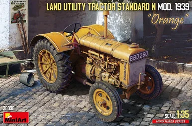 1/35 Miniart Land Utility Tractor Standard N Orange MOD 1939