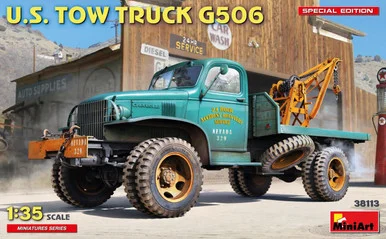 1/35 Miniart US Tow Truck G506. Special Edition Plastic Model Kit