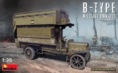 1/35 Miniart WWI B-Type Military Omnibus