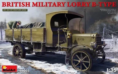 1/35 Miniart WWI British Military Lorry B-Type Truck