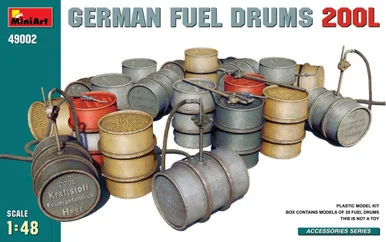 1/48 Miniart German Fuel Drums 200L