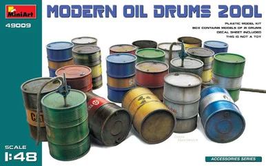 1/48 Miniart Modern Oil Drums (200l)