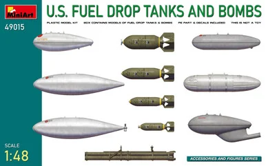 1/48 Miniart US Fuel Drop Tanks and Bombs