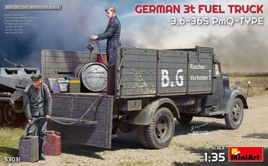 1/35 Miniart German 3T Fuel Truck 3.6-36s PmQ-TYPE Plastic Model Kit