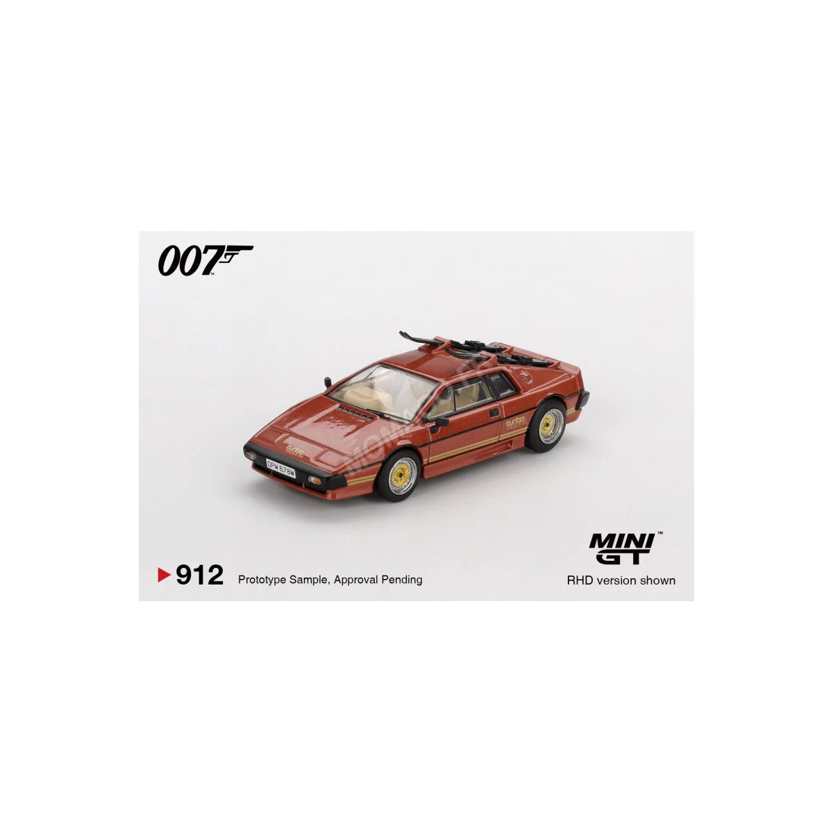 Lotus esprit turbo "james bond 007 - for your eyes only (1981)" (chinese blister edition english packaging)