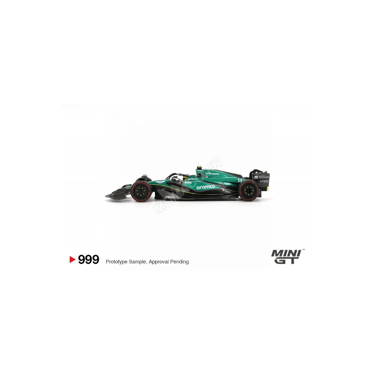 Aston martin f1 amr24 team aramco 14 fernando alonso bahrain grand prix 2024 (blister edition) - MINI GT