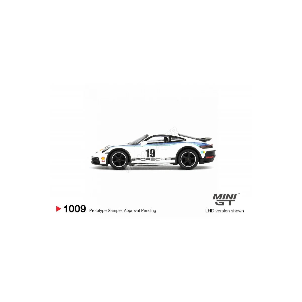 Porsche 911 (992) 19 dakar rallye design package 74 2024 (blister edition) (lhd) Die cast - MINI GT